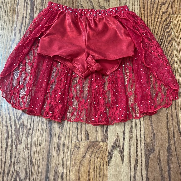 Custom Hollywood Babe/Broadway Babe Red Lyrical Dance Costume - Picture 5 of 10